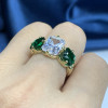 1.16ct Three-Stone Engagement Ring in Gold