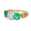 1.16ct Three-Stone Engagement Ring in Gold