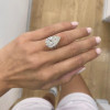10ct Pear Cut Classic Engagement Ring