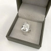 10ct Pear Cut Classic Engagement Ring