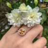 Cushion Cut Halo Rose Gold 3.0 CT Matching Couples' Rings