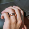 Cushion Cut Halo Rose Gold 3.0 CT Matching Couples' Rings