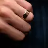 Cushion Cut Halo Rose Gold 3.0 CT Matching Couples' Rings