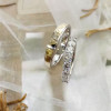 Round Cut 1.5 CT White Sapphire Matching Couples' Rings