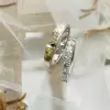 Round Cut 1.5 CT White Sapphire Matching Couples' Rings