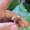 9.16 CT Cushion Cut 2-Stone Elegant Engagement Ring