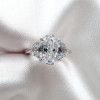 5ct Three-stone Oval Cut Engagement Ring