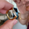 3.8ct Marquise Cut European Shank Vintage Engagement Ring