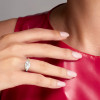 3.8ct Marquise Cut European Shank Vintage Engagement Ring