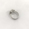 Heart Cut Three-Stone 3.1 CT White Sapphire Engagement Ring