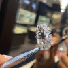 Pear Cut White Sapphire Dainty Eternity Band