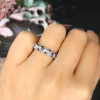Handmade Micro-Pave Setting Wedding Anniversary Band