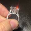 Handmade 4CT Round Brilliant Cut Engagement Ring