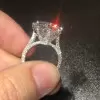 Handmade 4CT Round Brilliant Cut Engagement Ring