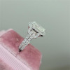 3ct Split Shank Cushion Cut Engagement Ring