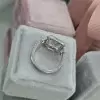 3ct Split Shank Cushion Cut Engagement Ring