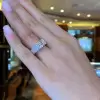 3.55ct Radiant Cut Micro-pave Setting Ring