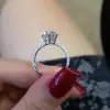 2CT Classic Round Brilliant Engagement Ring