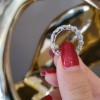 Handmade 3.75CT  Heart & Marquise Shape Eternity Ring