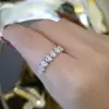 Handmade 3.75CT  Heart & Marquise Shape Eternity Ring