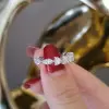 Handmade 3.75CT  Heart & Marquise Shape Eternity Ring