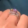 3.5ct Heart Cut Pink Sapphire Engagement Ring
