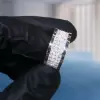 3.75ct 3-Rows Iced Out Princess Cut Eternity Band for Men