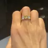 1.8ct Three-Stone Round Cut Wedding Band
