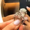 13ct Heart Cut Three-stone Engagement Ring