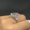 13ct Heart Cut Three-stone Engagement Ring