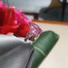 2ct Three-stone Pear Cut Pink Sapphire Engagement Ring