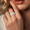 Princess and Baguette Cut Wedding Band for Men