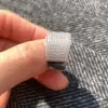 Round Cut White Sapphire Paved Bold Men's Ring