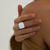 Round Cut White Sapphire Paved Bold Men's Ring