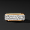 2ctw Paved Champagne Sapphire Roman Signet Ring