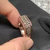 2ctw Paved Champagne Sapphire Roman Signet Ring