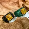 6.5ct Radiant Cut Yellow Sapphire Bold Paved Ring