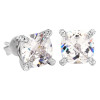 8ctw Cushion Cut Unisex Stud Earrings