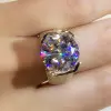 10.4ct Round Cut Bold Allover Paved Ring