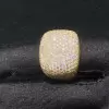 9ctw White Sapphire Paved Bold Dome Ring