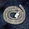 105ctw White Sapphire Four Row Statement Necklace