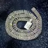 105ctw White Sapphire Four Row Statement Necklace