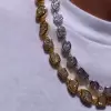 76ctw Bezel-Set Multi-cut White Sapphire Statement Necklace