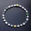 80ctw Multi-cut Multicolor Sapphire Statement Necklace