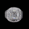 9.5ct Asscher Cut Bold Men's Cocktail Ring