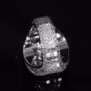 9.5ct Asscher Cut Bold Men's Cocktail Ring