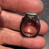 5.6ct Princess Cut Machenical Style Men's Ring