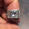 5.6ct Princess Cut Machenical Style Men's Ring