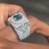 3ct Round Cut Paved Bold Men's Cocktail Ring