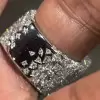 3ct Round Cut Paved Bold Men's Cocktail Ring